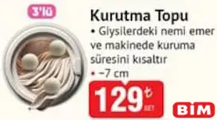 KURUTMA TOPU 3'LÜ fiyat ve kampanya bilgisi